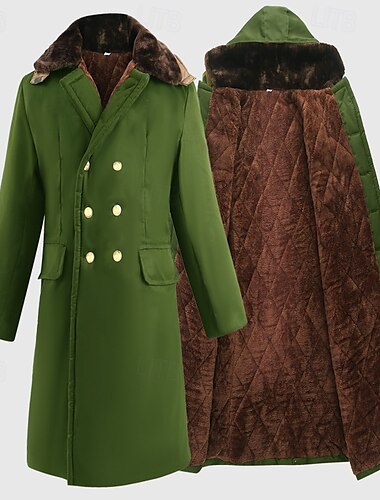  Herren Wintermantel Fleecejacke für Wanderer Winter Draussen camuflaje warm Fleece-Futter Windundurchlässig Kratzfest Oberbekleidung Reisen Grün Khaki Grau