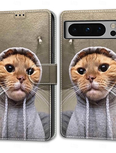  هاتف غطاء من أجل Pixel 8 Pro Pixel 8 Pixel 7 Pixel 7 Pro Pixel 6 Pixel 6 Pro غطاء خلفي مع حامل مع رباط المعصم فتحة لبطاقة مكتب  /  الأعمال TPU جلد PU