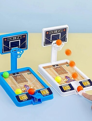 1 mini appareil de tir de table, machine de basket-ball à catapulte à doigts, jouet interactif parent-enfant, cadeau d'anniversaire pour enfants, cadeau pour enfants, jouets pour garçons, capacité de