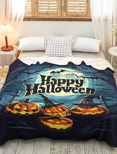  halloween deka ultra měkký a hřejivý dekorativní přehoz ideální pro umocnění sváteční atmosféry u vás doma