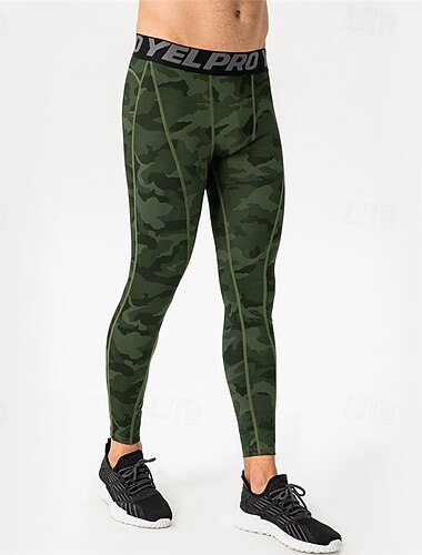  Herren Sport Leggings Sporthose Tights Leggings Trainingshose Track Pants Tasche Elastischer Bund Hoher Taillenbund Leggings Outdoor Sport & Natur Sportlich Herbst Schnelltrocknend Leichtgewichtig