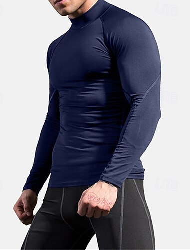  男性用 ランニングＴシャツ 長袖 Tシャツ カジュアル アスレイジャー 高通気性 速乾性 ソフト ジムトレーニング ランニング ウォーキング スポーツウェア アクティブウェア ソリッド ホワイト バーガンディー ダークネイビー