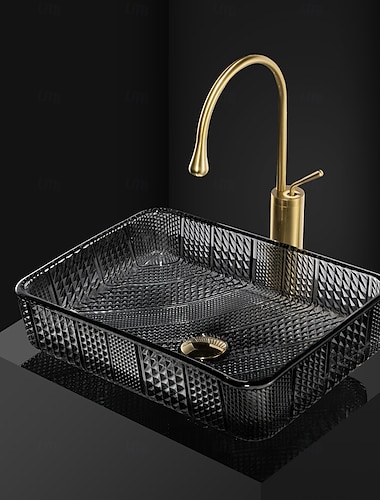  wastafel voor badkamer moderne rechthoekige badkamer wastafels boven het aanrecht glazen wastafelblad wastafel