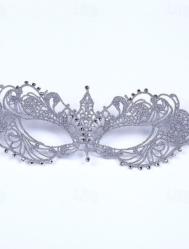  Fünfzig Schattierungen von Grau Griechische Göttin Karnevalsmaske Maske Augenmaske Erwachsene Damen Spitze Sexy Kostüm Party Halloween Karneval Einfaches Karnevalskostüm