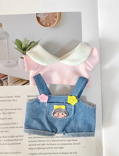  Dukke Tøj Suit ForLabubu 7in/17cm Plush Dukke Tøj Sæt (uden dukke)