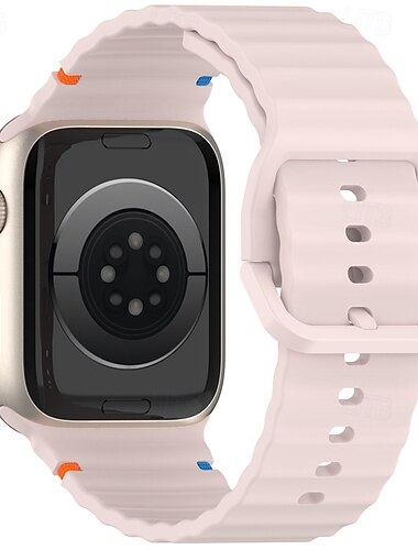  רצועת ספורט מותאם ל רצועת השעון של Apple Watch 38 מ"מ 40 מ"מ 41 מ"מ 42 מ"מ 44 מ"מ 45 מ"מ 49 מ"מ אלסטי מתכוונן סיליקוןריצה רצועת שעון חלופית ל iwatch Ultra 2 Series 9 8 7 SE 6 5 4 3 2 1