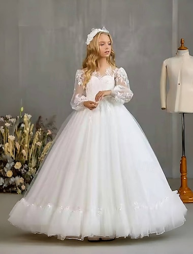  Vestido de fiesta hasta la rodilla, vestido de niña de las flores, quinceañera, Frozen, Elsa, niñas, lindo vestido de fiesta de tul con tutú fruncido estilo real, apto para 3 a 16 años