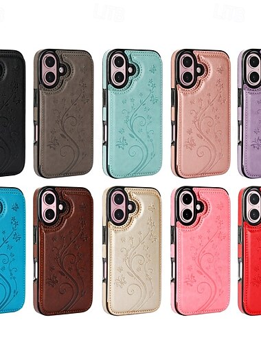  puhelin Etui Käyttötarkoitus iPhone 17 Pro Max 17 Air 16 15 14 Pro Max Plus 13 12 11 Pro Max Mini Takakuori Tuella Korttipaikka Iskunkestävä Retro TPU PU-nahka