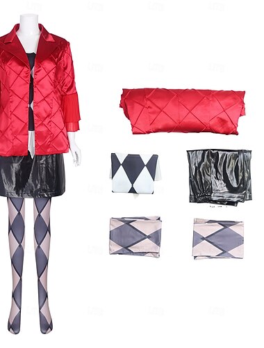  bufón Joker: Folie à Deux Harley Quinn Traje de cosplay Accesorios Cosplay Cosplay de película for Hombre Mujer Adulto Carnaval Mascarada Fiesta y Noche