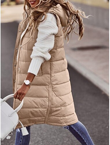  Damen Wintermantel Daunenjacke Pufferweste Jacke Freizeitjacke Outdoor Street Wear Herbst Wintermantel lässig