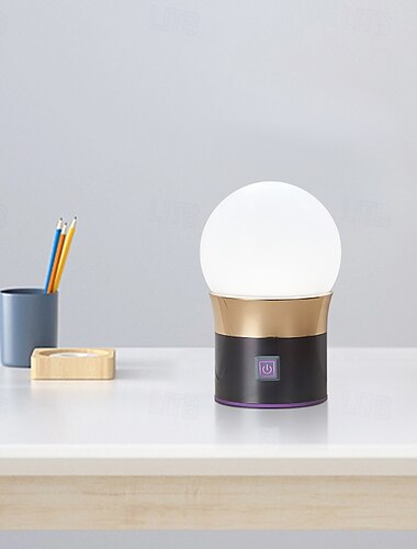  tragbare LED-Nachtlicht-Touch-Tischlampe modernes Design gemütliches Ambiente energieeffiziente kompakte Tischlampe Schreibtischlampe für den Innenbereich