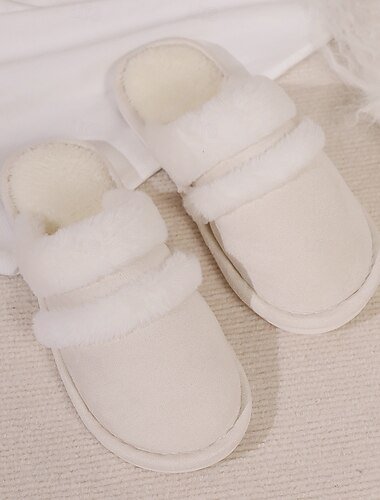  gemütliche Hausschuhe für Damen, flauschig, für den Innenbereich&amp;Outdoor-Hausschuhe mit Memory Foam und Anti-Rutsch-Sohle, perfekte Geschenke für Mama und Damen