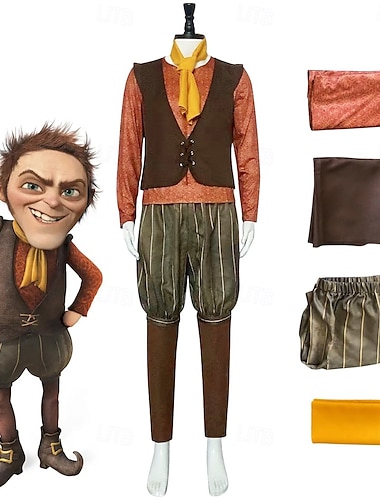  Σρεκ Rumpelstiltskin Παντελόνια Σύνολα Στολή Cosplay Στολές Ηρώων Ταινιών for Ανδρικά Ενηλίκων Απόκριες Μασκάρεμα Πάρτι / Βράδυ