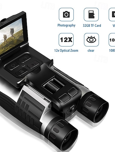  utomhus hd foto video starlight mörkerseende fågelskådare kikare kamera med skärm digitalkod kikare