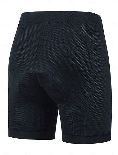  Damen Gepolsterte Fahrradhose Fahhrad Gepolsterte Shorts / Chamois Unterteile Rennpassform Sport Schnelltrocknend Atmungsaktiv Leicht Hohe Elastizität Schwarz Blau Schwarz Bekleidung Fahrradbekleidung