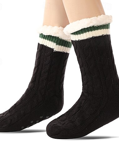  Calcetines pantuflas con forro polar, regalo perfecto para el invierno, para quedarse en casa