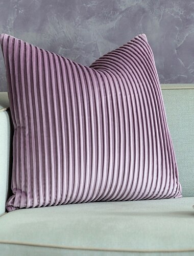  marineblaue Kissenbezüge, samtig, gestreiftes Muster, weiche Kissen für die Heimdekoration, dekorative Kissenbezüge für Couch, Bett, Wohnzimmer