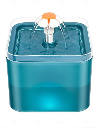  Perros Gatos Animales Pequeños de Pelo Bebedero automático / Cuencos para perros y gatos 1.6 L ABS + PC Fácil de Instalar Fuente Cuencos y Comederos Color sólido Verde menta Gris Cuencos y