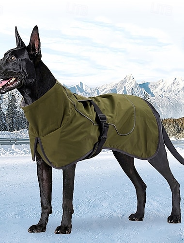  Perros Abrigos Chaqueta Chaquetas de Plumón Moda Invierno Reflexivo Impermeable Templado Moda Cómodo Exterior Uso Diario Ropa de casa Ropa para perros for Medio Grande