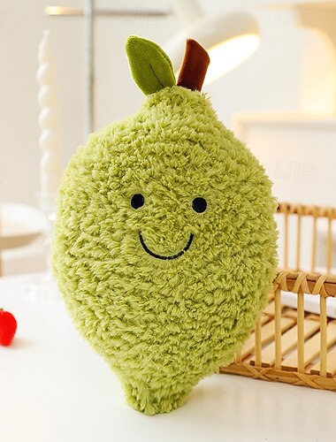  Plüsch-Kuscheltier mit Obst für Kinder – weiche Stofffigur aus Polyester für interaktives Spielen, ideales Geschenk für Kinder ab 14 Jahren zu besonderen Anlässen wie Weihnachten und Geburtstag
