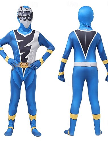  Power Rangers Kishiryu Sentai Ryusoulger Bodysuits Kostüme Film Cosplay for Herren Damen Jungen Kinder Erwachsene Maskerade Leistung Party