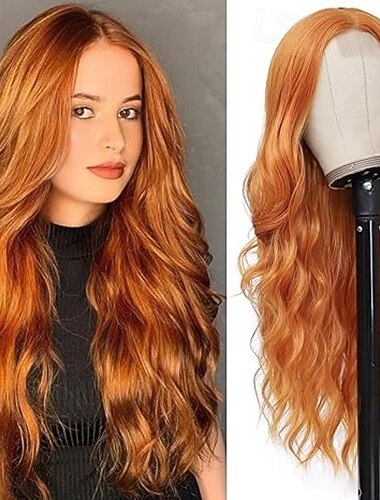  女性用ロングウェーブウィッグ カーリーウィッグ かぶってすぐに使えるコスプレ用ウィッグ 毎日使える