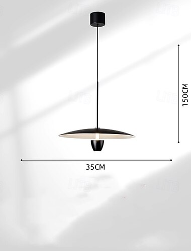 Lámpara colgante de diseño único de metal con luz LED de estilo nórdico, 220-240 V