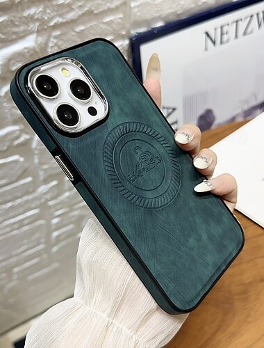  Phone Case For iPhone 16 Pro Max Plus iPhone 15 Pro Max Plus iPhone 14 13 12 11 Pro Max Plus iPhone 14 Pro Max iPhone 13 12 11 Pro Max Back Cover Magnetic Support Wireless Charging Shockproof Retro