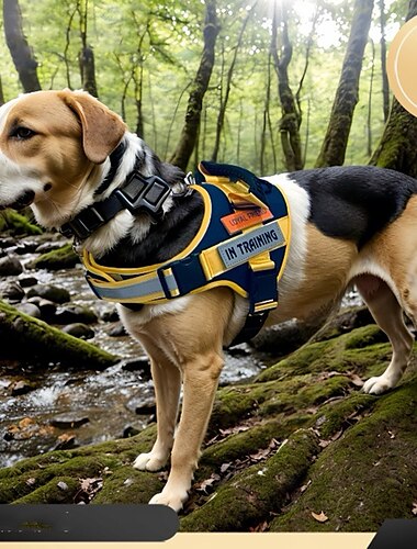  Prodotti per cani Pettorine Riflessivo Nessun soffocamento Nessuna trazione con maniglia di controllo Esterno Cane medio Cane grande