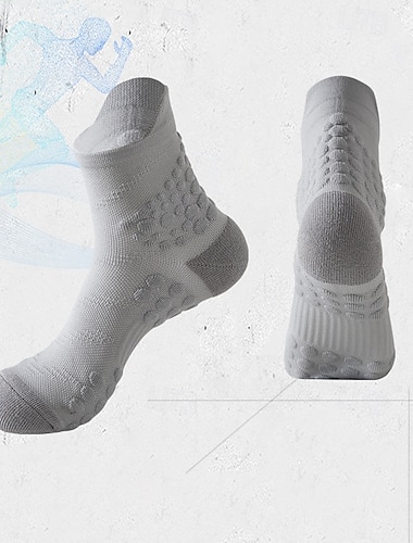  Calcetines Deportivos Calcetines para correr 1 Par Corto Hombre Calcetines A prueba de resbalones Transpirable Reductor del Sudor Cómodo Entrenamiento de gimnasio Fútbal Corriendo Correr Ciclismo