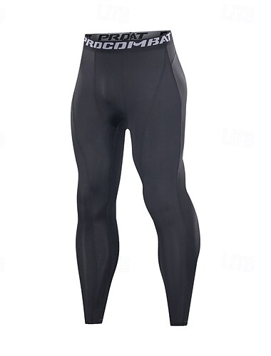  Herren Laufhose Lang Tights Running Tights Leggings Patchwork Grundschicht Outdoor Sport & Natur Sportlich Herbst Schnelltrocknend Weich Videokompression Schweißableitend Power Flex Marathon Laufen
