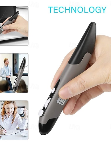  Souris de poche optique sans fil USB 2,4 GHz réglable 800/1200/1600 dpi souris intelligente d'écriture manuscrite pour ordinateur portable tablette Android PC