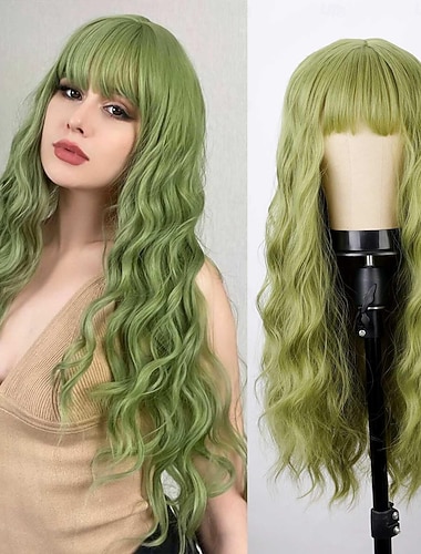 باروكة شعر مستعار ناعم وطويل ومموج للنساء، باروكة شعر مستعار مجعد من الألياف الصناعية، باروكة شعر مستعار بديلة لحفلات الهالوين، باروكة شعر مستعار لحفلات عيد القديس باتريك   باروكة شعر مستعار ناعم وطويل ومموج للنساء، باروكة شعر مستعار مجعد من الألياف الصناعية، باروكة شعر مستعار بديلة لحفلات الهالوين، باروكة شعر مستعار لحفلات عيد القديس باتريك
