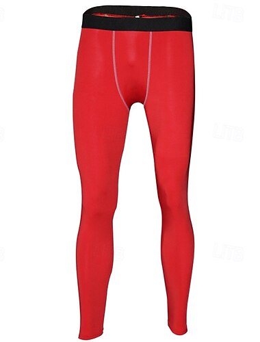  Herren Laufhose Lang Tights Running Tights Leggings Patchwork Grundschicht Outdoor Sport & Natur Sportlich Herbst Schnelltrocknend Weich Videokompression Schweißableitend Power Flex Marathon Laufen
