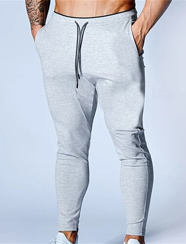 Herren Jogginghose Jogger Sporthose Sportliche Hosen GYM-Hose Tasche Kordelzug Elastischer Bund Hosen / Regenhose Outdoor Sport & Natur Sportlich Schnelltrocknend Leichtgewichtig Weich Marathon
