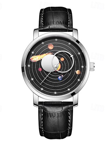  llge neue Modetrend Freizeit Sport Business wasserdichte Nachtlicht Gürtel Herrenuhr