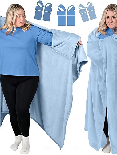  tragbare Decke für Damen und Herren, tragbare Decke für Erwachsene, Geburtstagsgeschenke für die Freundin, Geschenke für die Ehefrau