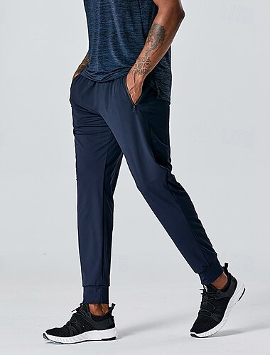  Herren Sporthose Trainingshose Track Pants Kordelzug Elastischer Bund Tasche mit Reißverschluss Hosen / Regenhose Outdoor Sport & Natur Sportlich Herbst Schnelltrocknend Leichtgewichtig Weich