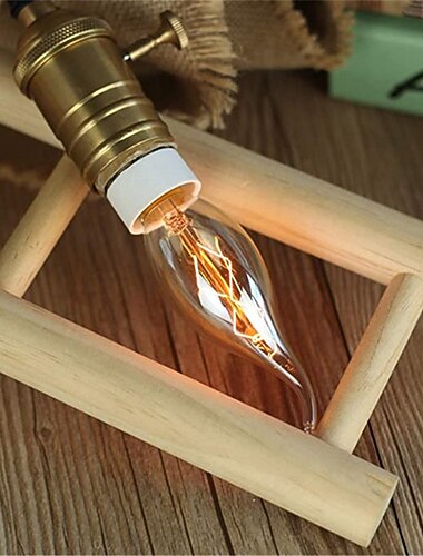 lampada a candela retrò c35l 40w e14 lampadina vintage edison dimmerabile, luce a incandescenza decorativa per la casa &barra 1/10pz