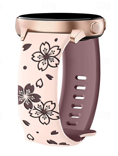  Uhrenarmband für Samsung Galaxy Watch 7/6/5/4 40/44mm, Galaxy Watch 5 Pro 45mm, Galaxy Watch 4/6 Classic 42/46/43/47mm, Watch 3, Active 2, Gear S2 Silikon Ersatz Gurt Niedlich Verstellbar Solo-Loop