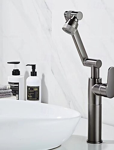  rubinetto per bagno con maniglia singola, miscelatore per lavabo, rubinetto nero, doppio ugello spruzzatore, miscelatore per gru, caldo e freddo, rubinetti per acqua