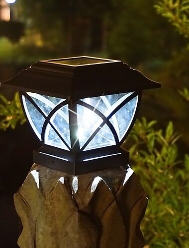  Lámpara de pilar para jardín, tapas para postes, iluminación de paisaje, luces led, farola de 110-240 V