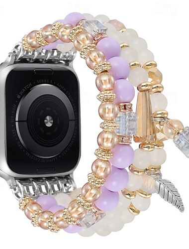  Sportsrem Kompatibel med Apple Watch-klokkereim 38mm 40mm 41mm 42mm 44mm 45mm 49mm Perler Justerbar Pustende Perler Erstatningsklokkerem til iwatch Ultra 2 Series 9 8 7 SE 6 5 4 3 2 1