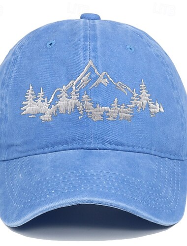  Herren Baseballkappe Sonnenhut Visier Sonnenschutz Atmungsaktiv für Angeln Strand Camping / Wandern / Höhlenforschung Polyester Sommer