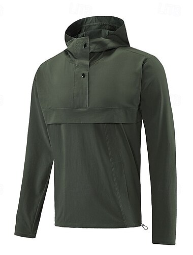  Herren Laufjacke Taste Langarm Jacke Casual Athlässigkeit Atmungsaktiv Weich Fitnesstraining Laufen Gehen Sportbekleidung Sportkleidung Einfarbig Schwarz Weiß Armeegrün