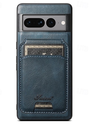  Handy Hülle Handyhüllen Für Pixel 9 Pro Pixel 9 Pro XL Pixel 8 Pro Pixel 8 Pixel 7 Pixel 7 Pro Pixel 6 Pixel 6 Pro Rückseite mit Halterung Magnetisch Kartenschlitz Retro TPU PC PU-Leder