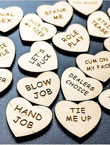  20 Stück lustige Token Sex Date Night Aktivitätstoken lustige hölzerne Paar Date Night Aktivitätstoken romantische lustige Sextoken Geschenk Valentinstag Ideen Geschenke für Paare