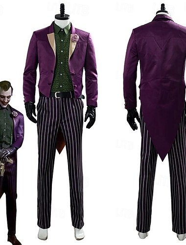  Joker: Folie à Deux Clown Jas Blouse / overhemd Broeken Film cosplay for Voor heren Volwassenen Carnaval Maskerade Feest