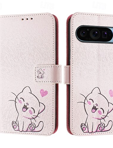  Handy Hülle Handyhüllen Für Google Pixel 9 Pro Pixel 9 Pro XL Pixel 8 Pro Pixel 8 Pixel 9 Pixel 7 Pixel 7 Pro Pixel 6 Pixel 6 Pro Brieftasche Kartenetui mit Halterung Magnetisch Ganzkörperschutz Retro