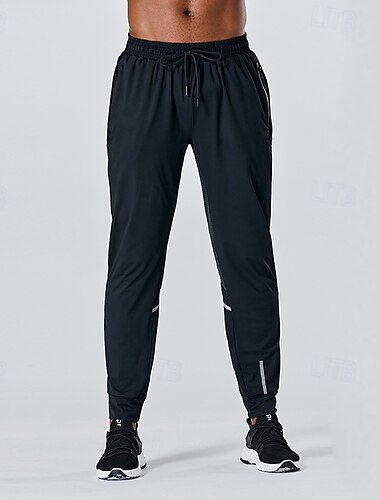  Herren Sporthose Trainingshose Track Pants Kordelzug Elastischer Bund Tasche mit Reißverschluss Hosen / Regenhose Outdoor Sport & Natur Sportlich Herbst Schnelltrocknend Leichtgewichtig Weich